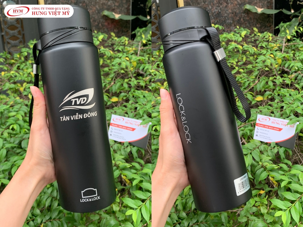 Bình giữ nhiệt Lock&Lock in logo thương hiệu Tân Viễn Đông sang trọng